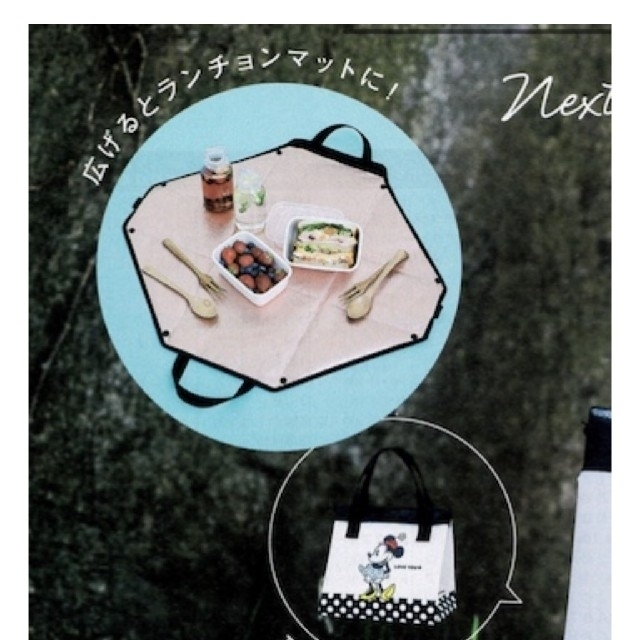 ゼクシィ付録ミッキー&ミニー2WAY保冷バッグ エンタメ/ホビーのおもちゃ/ぬいぐるみ(キャラクターグッズ)の商品写真
