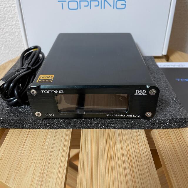 ルをお TOPPING D10 USB DAC (LT1364CN8換装済み)の通販 by 湿った