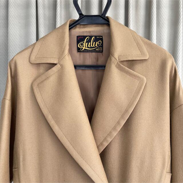 値下げ EDIT.FOR LULU ルルオンザブリッジ 中厚手 ウールコート EDIT.FOR LULU ルルオンザブリッジ 中厚手 ウールコート