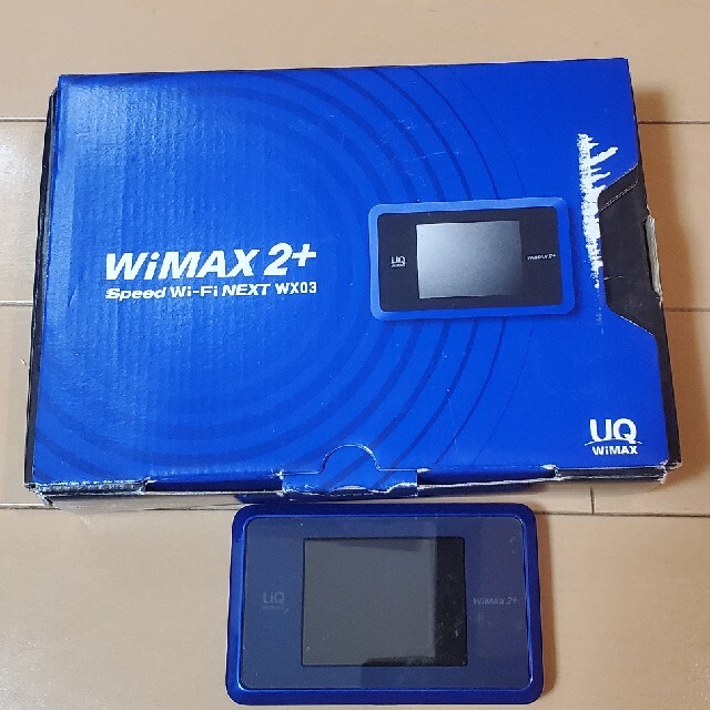 UQ WiMAX2+ Speed Wi-Fi NEXT WX03 スマホ/家電/カメラのPC/タブレット(PC周辺機器)の商品写真