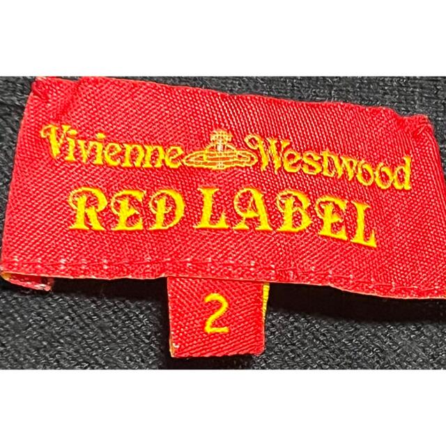 Vivienne Westwood(ヴィヴィアンウエストウッド)の匿名発送　ヴィヴィアンウエストウッド　ボウタイリボンカーディガン　オーブロゴ　M レディースのトップス(カーディガン)の商品写真