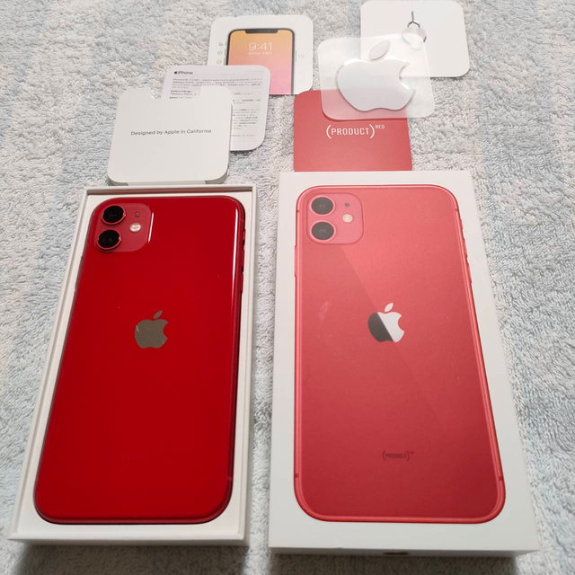 最新作高品質 iPhone iPhone11 128GB (PRODUCT)RED SIMフリーの通販 by
