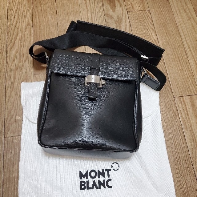 MONTBLANC(モンブラン)の[美品] モンブラン ウエストサイド レポーター ショルダーバッグ　黒 メンズのバッグ(ショルダーバッグ)の商品写真