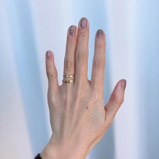 イニシャル入りリング◎accent ring レディースのアクセサリー(リング(指輪))の商品写真