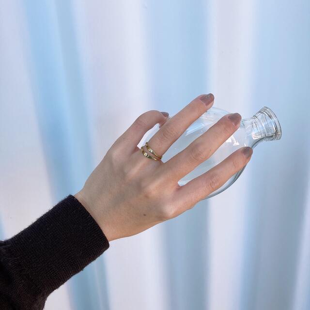 イニシャル入りリング◎accent ring レディースのアクセサリー(リング(指輪))の商品写真