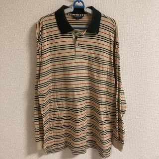 バーバリー(BURBERRY)のバーバリー　BURBERRYGOLF長袖ポロシャツ　ゆるだぼ　ノバチェック　古着(ポロシャツ)