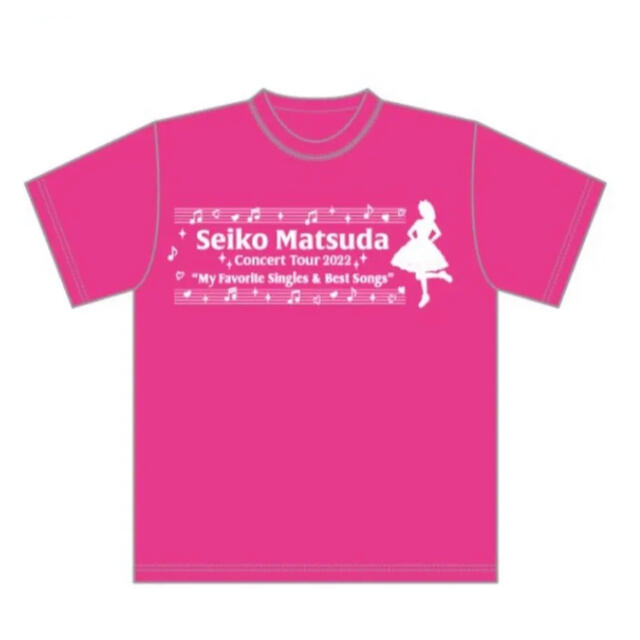 松田聖子コンサートグッズ2022 ツアーTシャツ Sサイズ ピンクの 松田聖子コンサートグッズ2022 ツアーTシャツ Sサイズ ピンクの