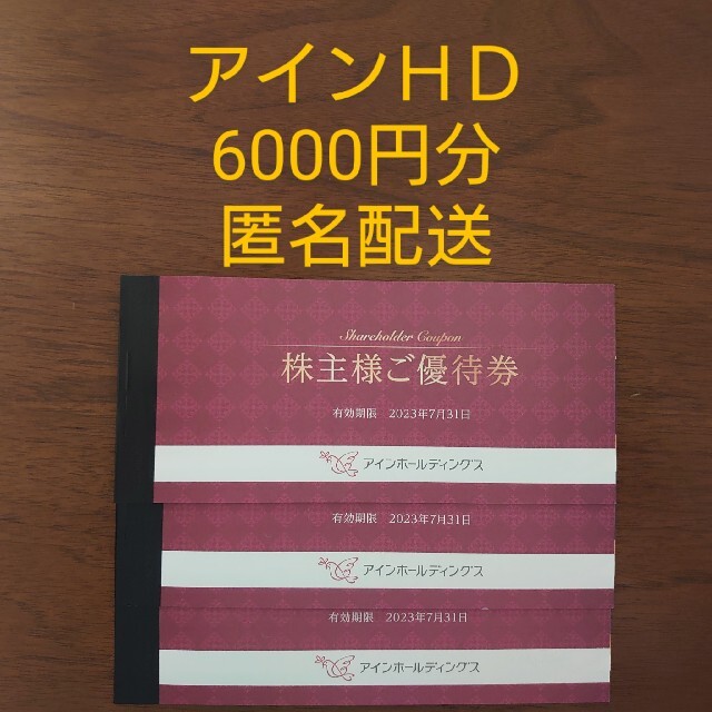 アインホールディングス　株主優待6000円分