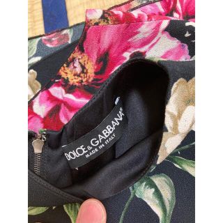 DOLCE&GABBANA - ワンピース 42 DOLCE&GABBANA 花柄 ノースリーブの