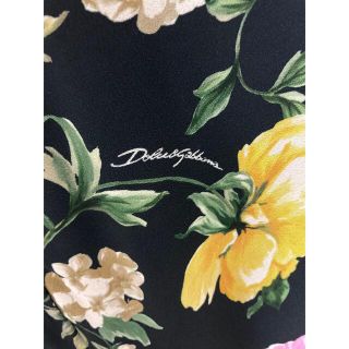 DOLCE&GABBANA - ワンピース 42 DOLCE&GABBANA 花柄 ノースリーブの