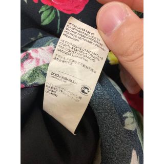 DOLCE&GABBANA - ワンピース 42 DOLCE&GABBANA 花柄 ノースリーブの