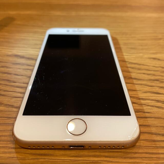 iPhone(アイフォーン)のiPhone8 ピンクゴールド 64GB SIMフリー スマホ/家電/カメラのスマートフォン/携帯電話(スマートフォン本体)の商品写真