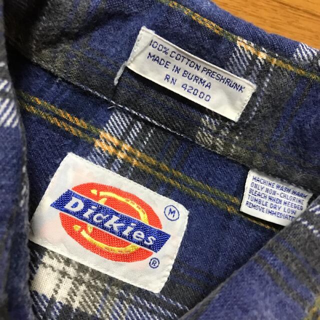 Dickies(ディッキーズ)の80s Dickiesディッキーズ　チェックシャツ ネルシャツ　ビンテージ　レア メンズのトップス(シャツ)の商品写真