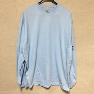 ギルタン(GILDAN)の新品 GILDAN ギルダン 長袖ロンT ライトブルー 水色 XL(Tシャツ/カットソー(七分/長袖))