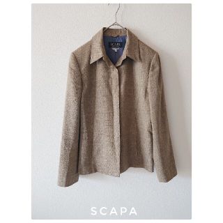 スキャパ(SCAPA)のSCAPA スキャパ   オープンカラー  ブルゾン  Lサイズ(ブルゾン)