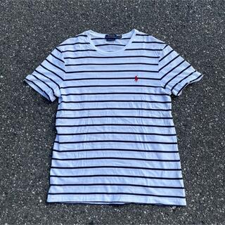 ポロラルフローレン(POLO RALPH LAUREN)の【大人気】ラルフローレン Tシャツ　ボーダー　シングルステッチ　白　紺(Tシャツ/カットソー(半袖/袖なし))