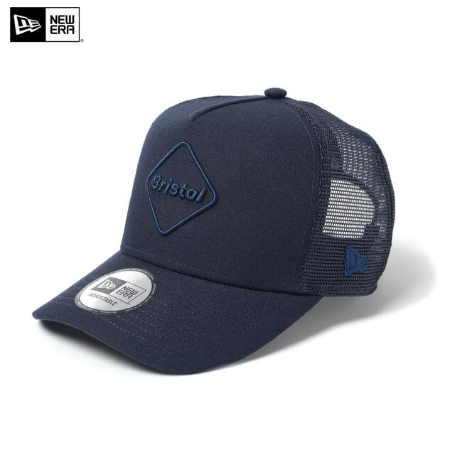 FCRB NEW ERA EMBLEM MESH CAP ネイビー