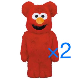 ベアブリック(BE@RBRICK)のBE@RBRICK ELMO Costume Ver.2.0 400％×2(フィギュア)