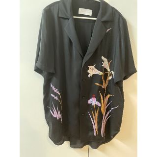 マメ(mame)の【未使用】Mame Kurogouchiボタニカルシャツ(19SS)(シャツ/ブラウス(半袖/袖なし))