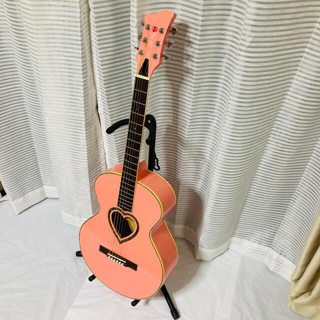 【美品】渡辺麻友愛用　ソフトケース付JJ Heart  JJC-HRTKIT 楽器のギター(アコースティックギター)の商品写真