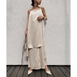 アメリヴィンテージ(Ameri VINTAGE)のAmeri VINTAGE / MEDI LADY LAYERED DRESS(ロングワンピース/マキシワンピース)