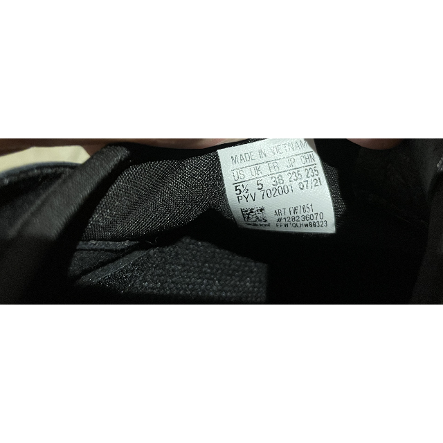 【美品】 adidas SST Slip-On FW7051 23.5cm 黒 2