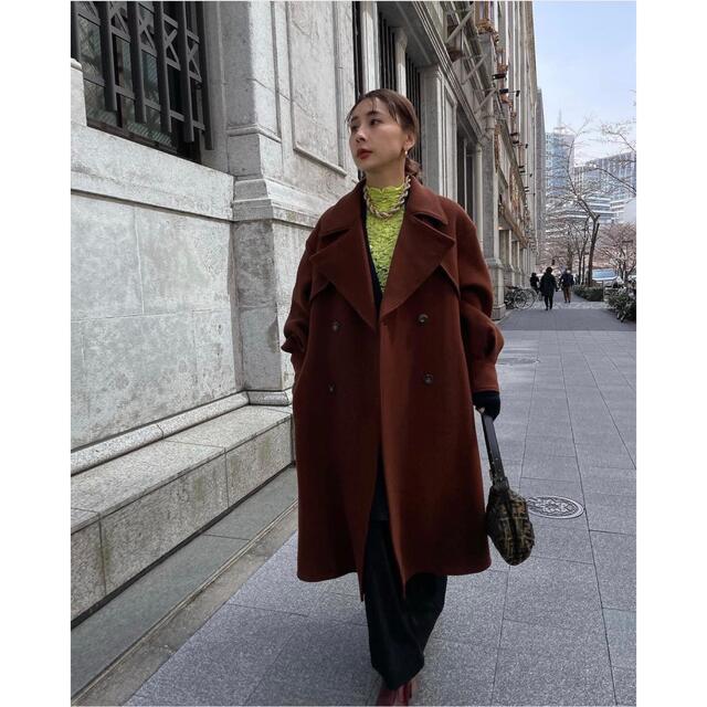 ameri vintage TRENCH LIKE MIDI COAT