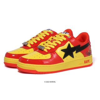 アベイシングエイプ(A BATHING APE)のMarvel Comics × Bape Sta Low アイアンマン 26cm(スニーカー)