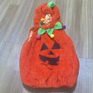 ハロウィン　カボチャ　マシュマロパンプキン(ロンパース)