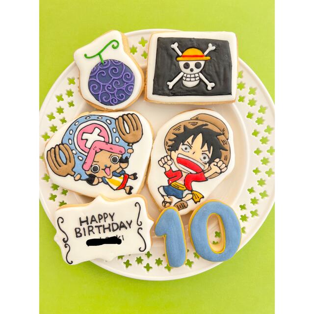 ワンピース　ONE PIECE　アイシングクッキー