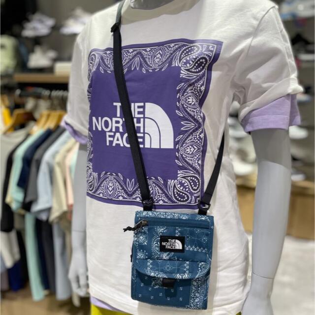 THE NORTH FACE(ザノースフェイス)のノースフェイス サコッシュ スリムポーチ ショルダーバッグ ミニバッグ ブルー メンズのバッグ(ショルダーバッグ)の商品写真