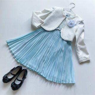 キッズ服(女の子用) 100cm~a.v.v フォーマルワンピース&ボレロ サイズ ...