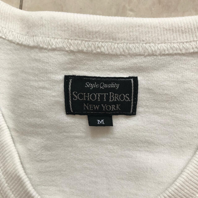 schott(ショット)の【極美品】schott heavyweight Tシャツ M メンズのトップス(Tシャツ/カットソー(半袖/袖なし))の商品写真