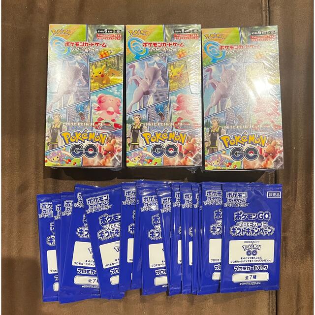 ポケモンGO 3BOX プロモカード付き