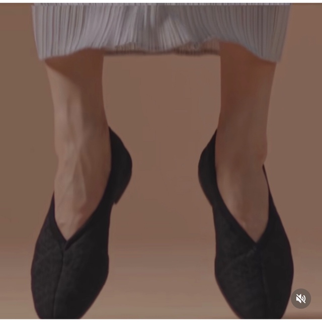 PLEATS PLEASE ISSEY MIYAKE(プリーツプリーズイッセイミヤケ)のプリ-ツプリ-ズ　ジャカ-ドニットシュ-ズ 23.5cm レディースの靴/シューズ(ハイヒール/パンプス)の商品写真