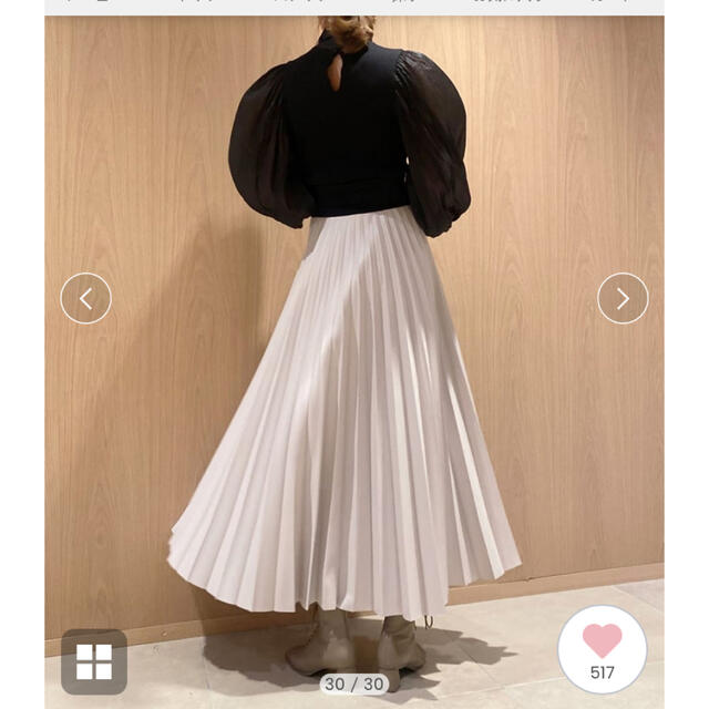 SNIDEL(スナイデル)のsnidel ウエストニットプリーツスカート スカート レディースのスカート(ロングスカート)の商品写真