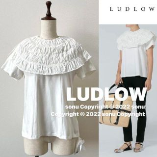 ラドロー フリル リボン Tシャツ カットソー LUDLOW | kinderpartys.at