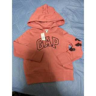 ベビーギャップ(babyGAP)の新品未使用タグ付きgapベビサイズ110 ミッキーマウスパーカー コーラル(ジャケット/上着)