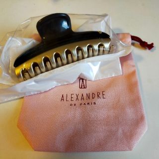 アレクサンドルドゥパリ(ALEXANDRE DE PARIS)の【未開封新品】アレクサンドルドゥパリ　クリップ（ブラック）(バレッタ/ヘアクリップ)