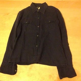 アーペーセー(A.P.C)のA.P.C. フランス製ウール入りシャツ(シャツ/ブラウス(長袖/七分))