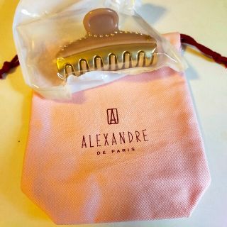 アレクサンドルドゥパリ(Alexandre de Paris)の【未開封新品】アレクサンドルドゥパリ　クリップ（ベージュ）(バレッタ/ヘアクリップ)