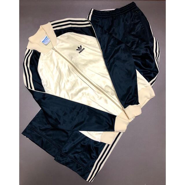 希少色 adidas アディダス ATP クリーム×黒 ビンテージ ジャージ