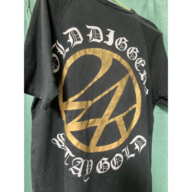 GOLD 24karats Diggers(ゴールドトゥエンティーフォーカラッツディガーズ)の24karats Tシャツ　黒 メンズのトップス(Tシャツ/カットソー(半袖/袖なし))の商品写真