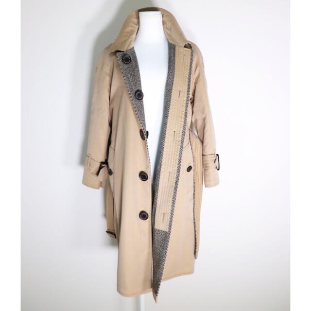 BURBERRY(バーバリー)のBurberry バーバリー 20AW ツイード リバーシブル トレンチコート レディースのジャケット/アウター(トレンチコート)の商品写真