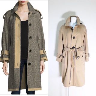 バーバリー(BURBERRY)のBurberry バーバリー 20AW ツイード リバーシブル トレンチコート(トレンチコート)