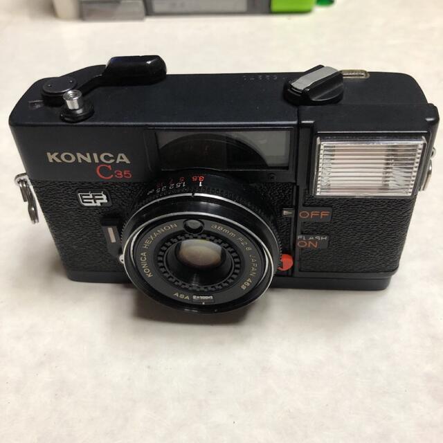 コニカ C35 EF  動作品！ Konica C35 EF フィルムカメラ