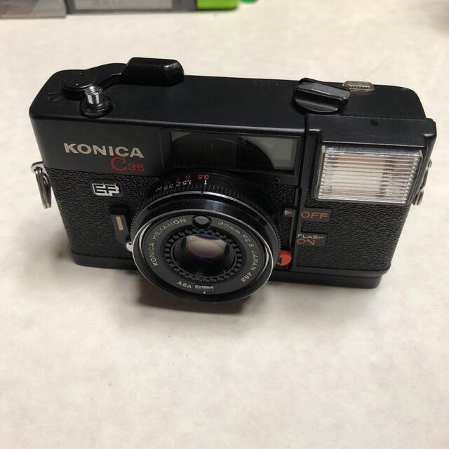 KONICA MINOLTA(コニカミノルタ)の動作品　KONICA  C35EF   フィルムカメラ　③ スマホ/家電/カメラのカメラ(フィルムカメラ)の商品写真