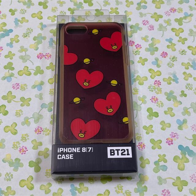 BT21(ビーティーイシビル)の【公式】BT21 TATA iPhone8 (7) ケース スマホ/家電/カメラのスマホアクセサリー(iPhoneケース)の商品写真