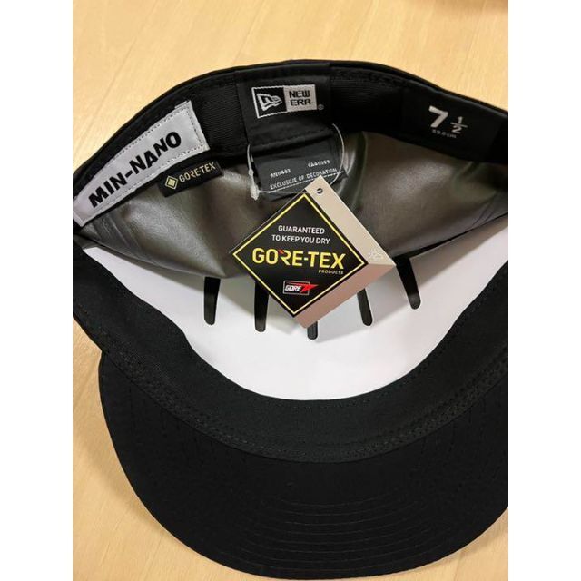 NEW ERA(ニューエラー)のminnano new era goretex キャップ　7 1/2 黒　新品 メンズの帽子(キャップ)の商品写真