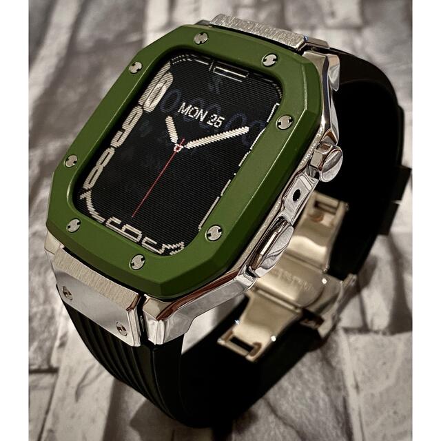最高品質の Apple Watch  メタルカスタム 腕時計(デジタル)